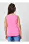 Girls Pack of 3 - Plain Vest with Lace Trim - 4