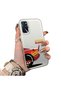 Oppo A16/A16S Compatible Hard Acrylic Back Silicone Edge Lens Protection Case