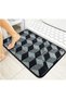 Geometric Anti-Slip Floor Mat cm Soft Absorbent Rug for Bedroom, Living Room, Bathroom, Kitchen & Entryway Washable Non-Skid Decorative Door Mat - 4
