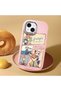 Pink Silicone Case with Camera Protection Compatible with iPhone 15 Shock-Absorbing - 3