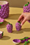 Grape Patterned Salt and Pepper Shakers 7 cm - 2