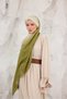 Bamboo Kraş Shawl Tok Duran Women's Shawl Green Çağla Green Gradient Bk60 - 5