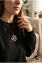 Handmade Tree of Life Shaped Cast Metal Pendant with Special Design - 4