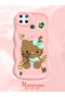 Realme C25Y Compatible Case Camera Protector Pink Silicone Couple Phone Case Kitty Pattern - 2