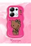 Poco M6 Pro 4g Compatible Case Camera Protector Red Silicone Couple Phone Case Kitty Pattern - 2