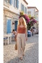Natural Oxylinen Women's Wide Leg Pants - 2