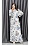 Floral Chiffon Dress - 2