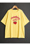 Women's Strawberry Milk Printed Oversized T-Shirt