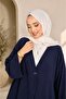 Women's Kimono Comfortable Fit Summer Aerobin Hijab Set Sb0047 - 3
