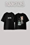 Eminem Slimshady_4 Design Printed Unisex Oversize Black Tshirt