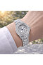 STAINRONN Silver Crystal Women’s Watch Steel Strap Elegant Quartz