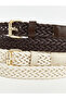 Original Knitted Patterned Women's Belt 2-Pack - 2