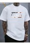 Men's ' Gradient Letter' Print T-Shirt, Casual Minimalist Tee - 3