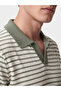 Nevavm Polo Collar Striped Men's T-Shirt - 3