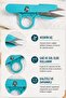 Thread Cutting Scissors Stainless Steel Tailor's Scissors Sewing Embroidery Handwork Scissors - 4