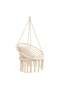Round Hammock Chair Swing White - 5