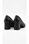 Yelena Women's Thick Heeled Shoes Knitted Patterned Pointed Toe Stiletto Block Heel Classic Office Daily - 4