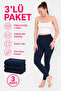 |   Women's Soft Winter Thermal Tights 3-Piece Super Pack Navy Blue (3 Pcs) - 8