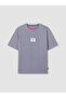 Xside Active Lilac Crew Neck Printed Men's Sports T-Shirt - 5
