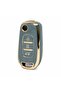 Express 3 Button Switch Nano Key Case Cover Gray Gold Gold Color 1St Quality