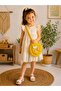 Hand Knitted Butterfly Detailed Cotton Macrame Children's Shoulder Bag