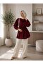 Women's Drawstring Detailed Hijab Shirt - 4
