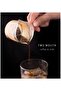 Temperature Resistant Double Mouth Coffee And Milk Sharing Cup Clear 8.5x8x7.5cm - 3