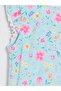 Floral Patterned Girl's Swimsuit (S6) - 2