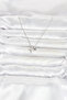 Brass Silver Color Minimal Pole Star Model Women's Necklace - 2