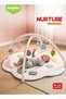 Nurture Baby Play Gym Mat with 7 Detachable Toys | Tummy Time Activity Mat for Newborn, Infant & Toddler | Foldable Sensory Learning Play Mat, Ball Pit, Machine Washable, Anti-Slip 0–12 Months - 2