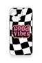 Oppo Reno 15 5g Compatible Black Good Vibes Patterned Silicone Case - 2