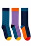 X Patterned Retro Socks Cotton Men's 3-Piece Socket Socks Colorful Casual Socks Comfortable Socks School Socks Gift Socks Sc22760