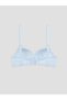 Vizyon New Season Blue Underwire Padded Lace T-Shirt Bra - 2