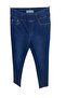 Plus Size Stoned Denim Women's Trousers