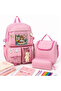 Korean Model 3-Piece Primary School Bag Set, Backpack + Lunch Box + Pen Holder - 6