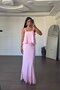 Pink Lace Detailed Blouse Skirt Double Set - 202634 - 2