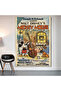 Mickey Mouse Vintage Poster Wall Covering Wall Tapestry First Quality Satin Fabric Poster