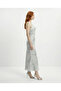 Satin midi dress - 3