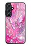 Samsung A55 Pink Prism Butterfly Design Glossy Phone Case