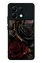 Xiaomi Poco X6 Pro Obsidian Crimson Rose Design Glossy Phone Case