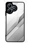 Realme Note 50 Silver Titanium Edge Design Glossy Phone Case