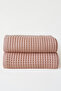 Waffle Bath Towel Peshtemal 90X180 cm 2-Pack 100% Cotton Large Size Beach Spa Towel