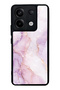 Xiaomi Redmi Note 13 Pro 5g Lavender Rose Marble Design Glossy Phone Case