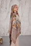 Sunshine Series Patterned Cotton Soft Shawl Women's Colorful Shawl - 3