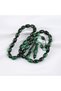 Galalit 1940 Cast Old French Screwed Hitame Egg Cut 8X12Mm Prayer Beads - Green - 2