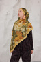Summer Garden Series Patterned Cotton Soft Shawl Women's Colorful Shawl - 2