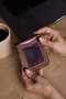 Viral Genuine Leather Mini Wallet and Card Holder with Money Compartment and Snap Closure, Unisex, Capacity for 5 Cards - 4