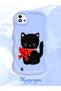 Realme C11 2021 Compatible Case Camera Protector Blue Silicone Couple Phone Case Cat Pattern - 2