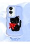Vivo Y19 Compatible Case Camera Protector Blue Silicone Couple Phone Case Cat Pattern - 2