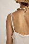 Layered Gilet Dress White - 3
